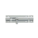 Frelan Hardware Straight Brass Barrel Bolt 150mm x 25mm - Satin Chrome  - J1001DE - Choice Handles