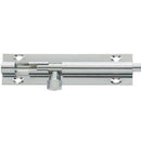 Frelan Hardware Straight Brass Barrel Bolt 150mm x 38mm - Polished Chrome - J1001PC-6 - Choice Handles
