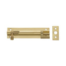 Frelan -  Necked Barrel Bolt 75 x 25mm - Polished Brass - J1002BC - Choice Handles