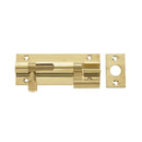 Frelan -  Necked Barrel Bolt 100 x 38mm - Polished Brass - J1002PB-4 - Choice Handles