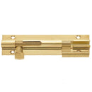 Frelan -  Necked Barrel Bolt 150 x 38mm - Polished Brass - J1002PB-6 - Choice Handles
