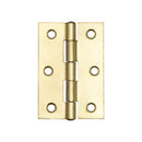 Steel Plain Bearing Butt Hinges 76x50x1.65mm Electro Brassed - J1838-DEB - Choice Handles