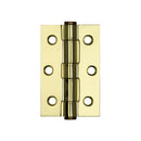 Frelan - Button Tip Hinge Grade 7 (76x50x2mm) - Electro Brass - J452BT-EB - (Pair) - Choice Handles