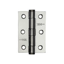 Frelan - Button Tip Hinge Grade 7 (76x50x2mm) - Polished Chrome - J452BT-PC - (Pair) - Choice Handles