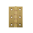 Frelan - Double Phosphor Bronze Washered Hinge 76x50x3mm - Polished Brass - J7016PB - Choice Handles