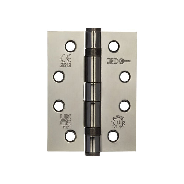 Jedo Grade 11 Steel Ball Bearing Hinges 102x76mm Black Nickel - J8500BN - Choice Handles