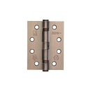 Frelan -  Ball Bearing Hinges 102 X 76 X 3mm Grade 11 Fire Rated Stainless Steel  - Bronze - J8500BR (Pair) - Choice Handles