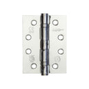 Frelan -  Ball Bearing Hinges 102 X 76 X 3mm Grade 11 Fire Rated Stainless Steel  - Polished Chrome - J8500PC (Pair) - Choice Handles