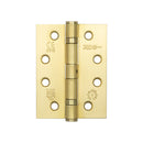 Jedo Grade 11 Steel Ball Bearing Hinges 102x76mm Satin Brass - J8500SB - Choice Handles