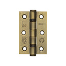 Frelan -  Steel Ball Bearing Hinge 3inch 76x50x2mm - Antique Brass - J8502AB - (Pair) - Choice Handles