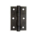 Frelan -  Steel Ball Bearing Hinge 3inch 76x50x2mm Grade 7 - Black - J8502BL - (Pair) - Choice Handles