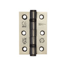 76x50x2mm BN Steel ball bearing hinge Grade 7 - J8502BN - Choice Handles