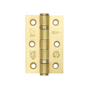 Frelan -  Steel Ball Bearing Hinge 3inch 76x50x2mm - Satin Brass - J8502SB - (Pair) - Choice Handles