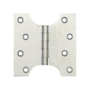 102 x 102 x 4mm Parliament Projection Hinges - Satin Chrome - J9009B4SC - Choice Handles