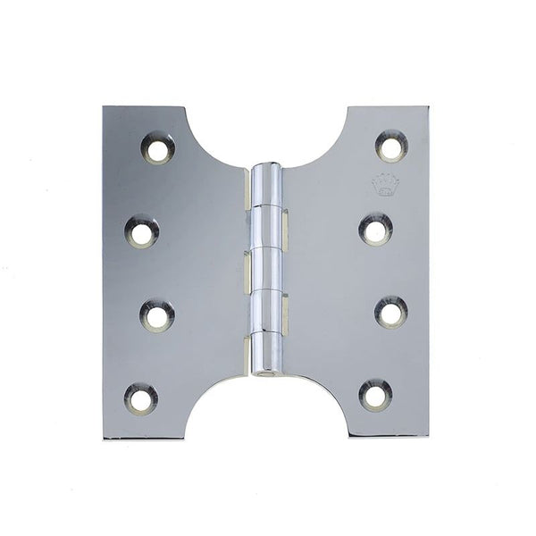 Budget Parliament Hinges 102x150x4mm Polished Chrome - J9009B6PC - Choice Handles