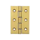 Double Phosphor Bronze Washered Hinges 76x50x2.5mm Satin Brass - J9017SB - Choice Handles