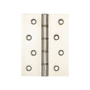 Double Phosphor Bronze Washered Hinges 102x76x3mm Polished Nickel - J9019PN - Choice Handles