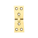 Jedo - Counter Flap Hinge 99x40x1mm - Polished Brass - J9020PB - Choice Handles