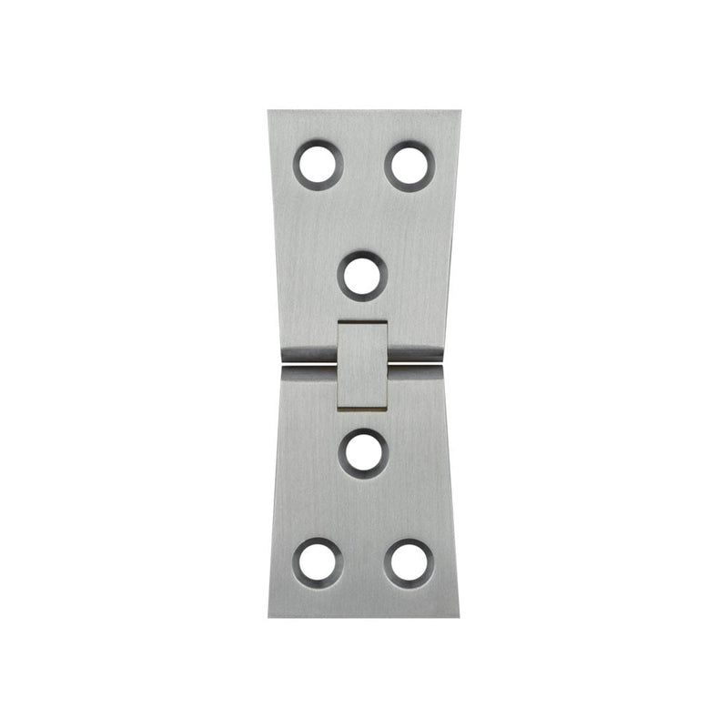 Satin Chrome Jedo Counter Flap 99x40x1mm Door Hinge | Frelan