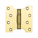 Jedo - Parliament Ball Bearing Hinge 102x102x3mm Brass Finish - J9449PVD - Choice Handles