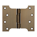 Jedo - 102x127x3mm Antique Brass Parliament Ball Bearing Hinge - J9459AB - Choice Handles
