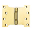 Jedo - 102x127x3mm Brass Finish Parliament Ball Bearing Hinge - J9459PVD - Choice Handles