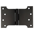 Jedo - 102x152x3mm Matt Black Parliament Ball Bearing Hinge - J9469MB - Choice Handles
