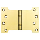 Jedo - 102x152x3mm Brass Finish Parliament Ball Bearing Hinge - J9469PVD - Choice Handles