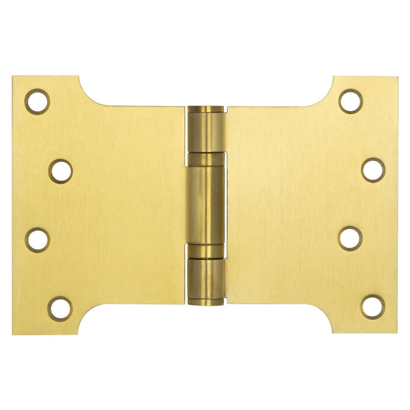 Jedo - 102x152x3mm Satin Brass Parliament Ball Bearing Hinge - J9469SB - Choice Handles