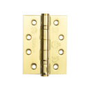 Frelan -  Ball Bearing Hinges 102 X 76 X 3mm Grade 13 Fire Rated Stainless Steel  - Electro Brass - J9500EB (Pair) - Choice Handles