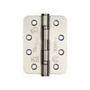 Jedo - Certifire Stainless Steel Grade 13 Radiused Ball Bearing Hinges 102x76x3mm - Satin Stainless Steel - J9500RSSS - Choice Handles