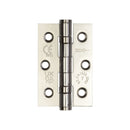 Frelan - Ball Bearing Door Hinges - Grade 7 Satin Stainless Steel, 76 x 50 x 2mm - Polished Stainless Steel - J9502PSS - (Pair) - Choice Handles