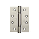 Frelan - Grade 13 Polymer Bearing Hinges 3 Knuckle 102x76x3mm - Satin Stainless Steel - J9603SSS (Pair) - Choice Handles
