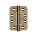 Jedo - Certifire Stainless Steel Grade 13 Radiused Ball Bearing Hinges 102x76x3mm - Antique Brass - J9633AB - Choice Handles