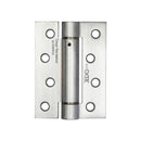 Jedo - Steel Single Action Spring Hinges 102x76mm 102x76x2.7mm (PK of 3) - Satin Chrome - J9800SC - Choice Handles