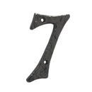 Frelan - Antique Door Numerals No. 7 - Black - JAB15-7 - Choice Handles