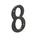 Frelan - Antique Door Numerals No. 8 - Black - JAB15-8 - Choice Handles
