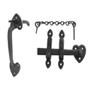 Frelan - Gate Thumb Latch 203mm - Black Antique - JAB18 - Choice Handles
