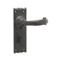 Frelan - Regal Door Handles On Backplate - Bathroom - Black Antique - JAB1B - Choice Handles
