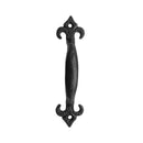 Frelan - Fleur De Lys Cabinet Pull Handle 230mm - Black Antique - JAB52 - Choice Handles