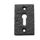 Frelan - Rectangular Standard Profile Escutcheon - Black Antique - JAB70 - Choice Handles