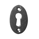 Frelan - Antique Oval Escutcheon 50mm - Black - JAB75 - Choice Handles