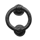 Frelan - Ring Knocker  - 95mm Diameter - Black Antique - JAB7 - Choice Handles