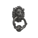 Frelan - Lion Head Door Knocker 165mm x 100mm - Black Antique - JAB8 - Choice Handles