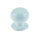 Frelan - Porcelain 50mm Cupboard Door Knobs - Plain White - JC16 - Choice Handles