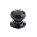Frelan - Porcelain Mortice Door Knob  - Black - JC60 - Choice Handles