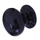 Frelan - Porcelain 32mm Cupboard Door Knob  - Black  - JC65 - Choice Handles