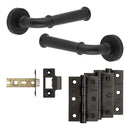 Complete Classic Door Handle Pack - Internal Doors - Black - JE-A2B-MB - Choice Handles
