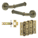 Complete Classic Door Handle Pack - Internal Doors - Antique Brass - JE-A3B-AB - Choice Handles