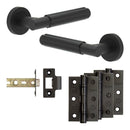 Complete Bloom Door Handle Pack - Internal Doors - Black - JE-B2B-MB - Choice Handles